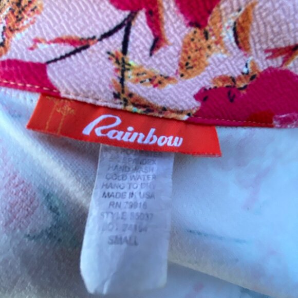 Rainbow Women's Floral Long Sleeve Blouse Blazer - Size S - Picture 5 of 15